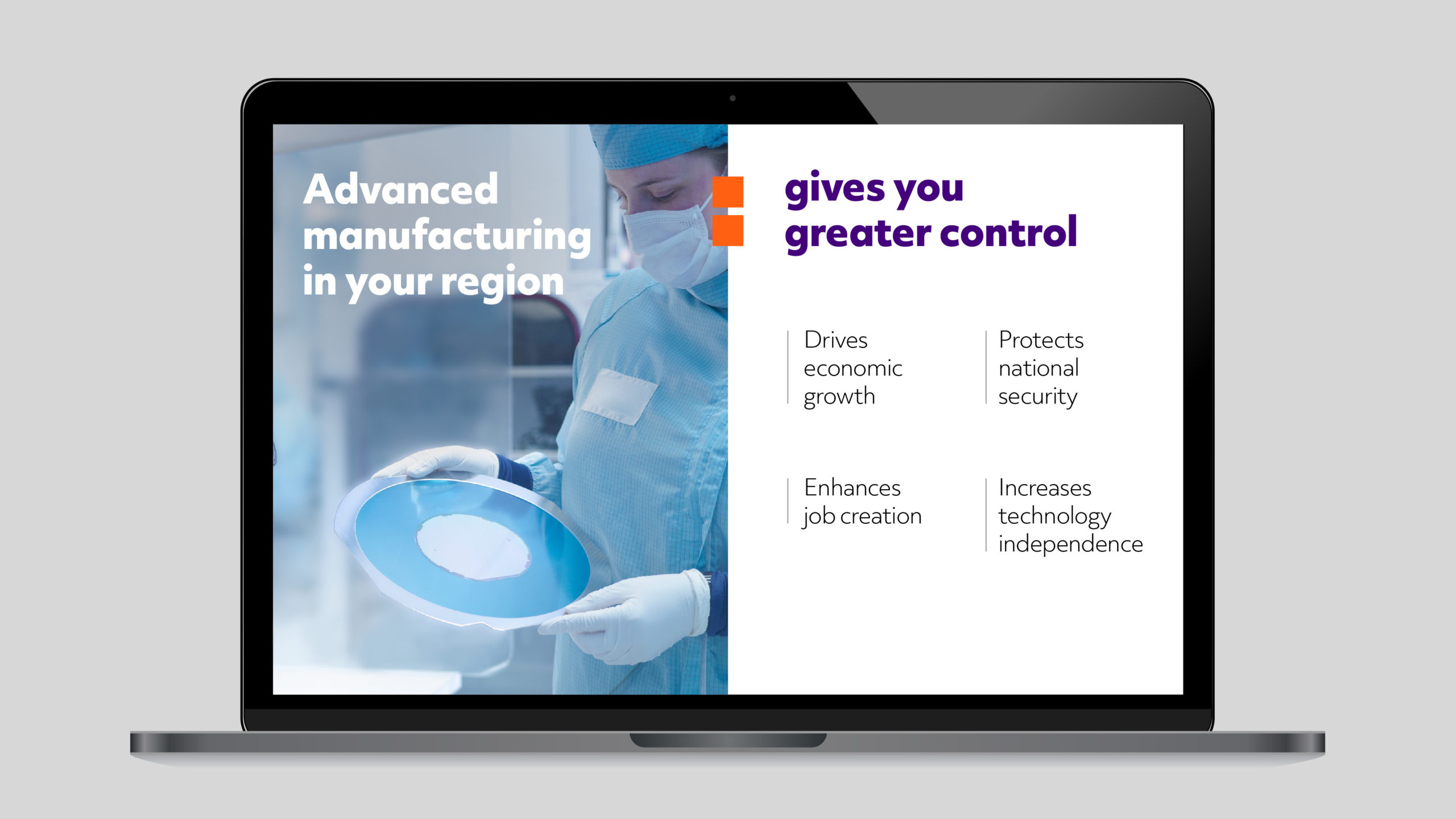 Global Foundries new visual identity on their website